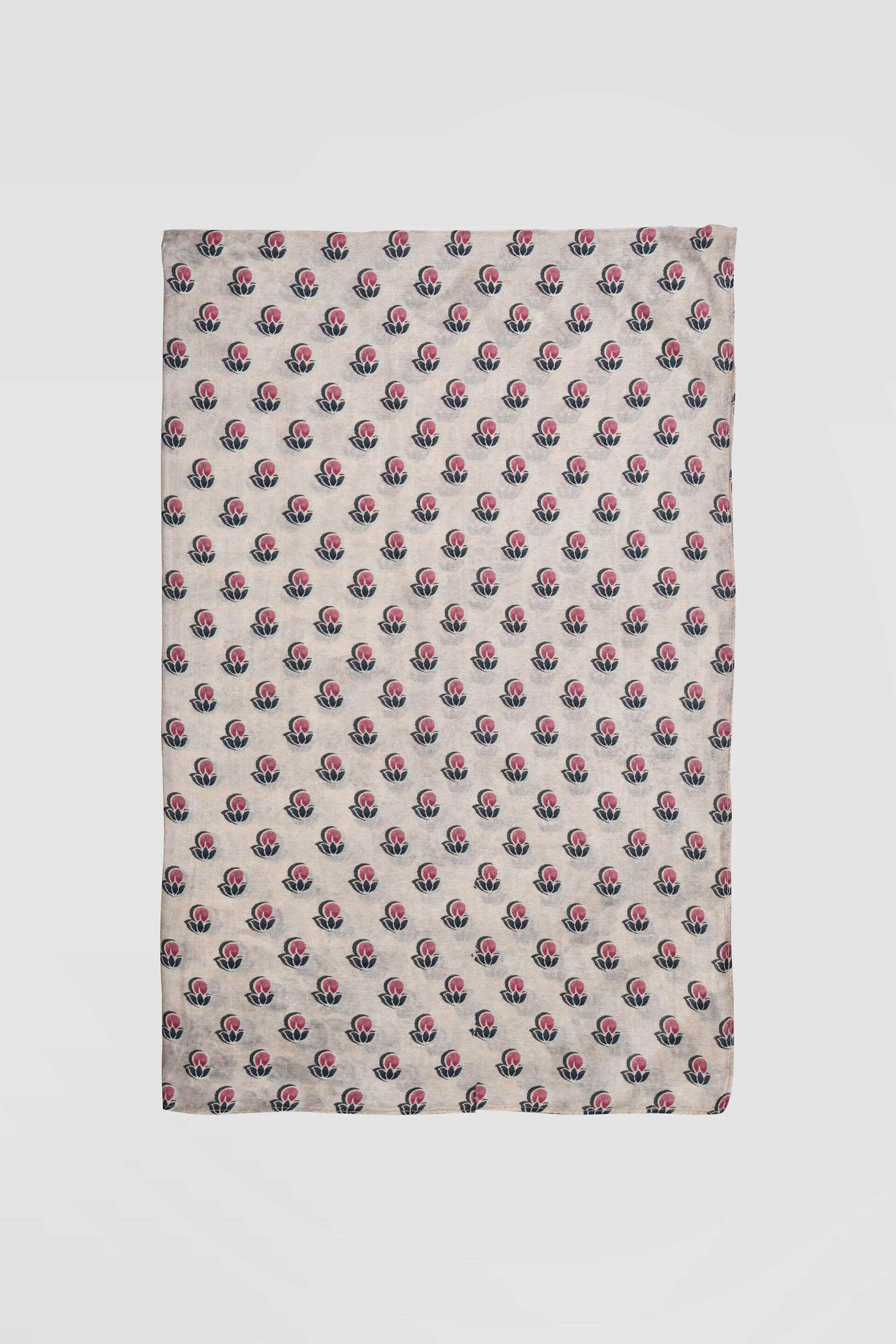 Aban Printed Silk Saree - Ivory, Ivory, image 10